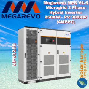 Megarevo: MPS V1.6 Microgrid 3 Phase Hybrid Inverter 250KW - PV 300KW (4MPPT) (MPS0250)