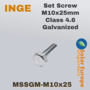 Set Screw M10x25mm Class 4.6 Galvanized (MSSGM-M10x25)