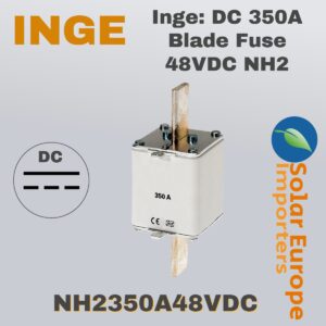 Inge: DC 350A Blade Fuse 48VDC NH2 (NH2350A48VDC)