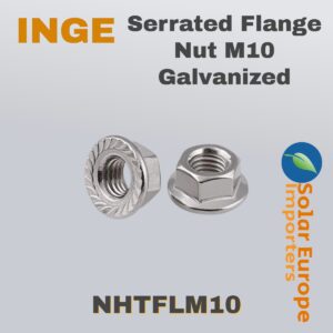 Serrated Flange Nut M10 Galvanized (NHTFLM10)