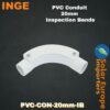 Inge: PVC Conduit Inspection Bend 20mmØ (Each) (PVC-CON-20mm-IB)