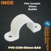 Inge: PVC Conduit Saddles 50mmØ (4 Pack) (PVC-CON-50mm-SAD)