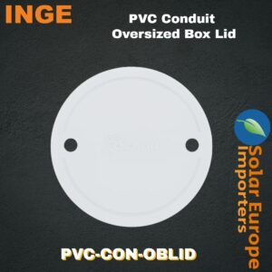 Inge: PVC Conduit Junction Oversize Box Lid (5 Pack) (PVC-CON-OBLID)