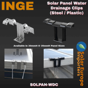 Inge: Solar Panel Water Drainage Clip (30mm Plastic) (SOLPAN-WDC-30P)