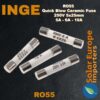 Inge: AC RO55 Quick Blow Ceramic Fuse 10A 250V 5x25mm (RO55-10A)