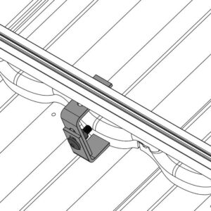 Alternative view of Inge: Universal Roof Hook (1 x Galvanized M10x25mm Hex Bolt, 1 x Galvanized M10 Hex Nut) (RH001)