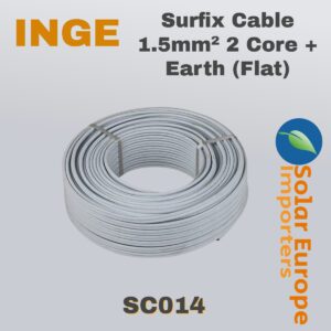 Surfix Cable 1.5mm 2 Core + Earth FLAT (SC014)