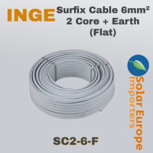 Surfix Cable 6mm 2 Core + Earth (Flat) (SC2-6-F)