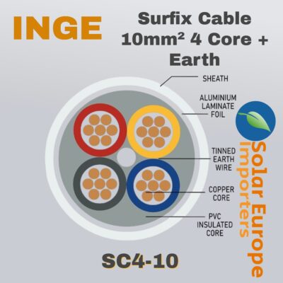 Surfix Cable 10mm² 4 Core + Earth (PER METER) (SC4-10)
