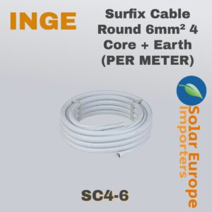 Surfix Cable Round 6mm² 4 Core + Earth (PER METER) (SC4-6)
