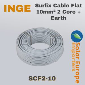 Surfix Cable Flat 10mm 2 Core + Earth (SCF2-10)