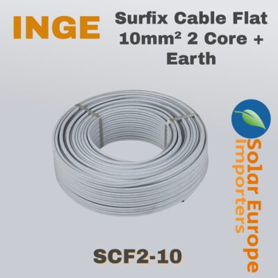 Surfix Cable Flat 10mm 2 Core + Earth (SCF2-10)