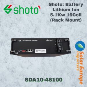 Shoto: Battery Lithium Ion 5.1Kw 16Cell (Rack Mount) (SDA10-48100)