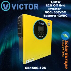 Victor: 1.5KW ECO Off Grid Inverter - VOC: 500VDC Battery: 12VDC (No-BMS) (SE1500-12S)