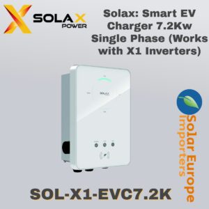 Solax: Smart EV Charger 7.2Kw Single Phase (SOL-X1-EVC7.2K)