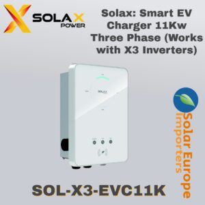 Solax: Smart EV Charger 11Kw Three Phase (SOL-X3-EVC11K)