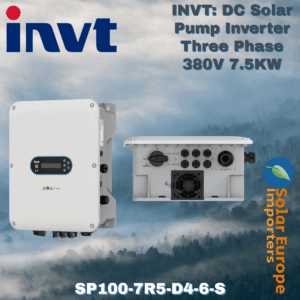 INVT: DC Solar Pump Inverter Three Phase 380V 7.5KW (SP100-7R5-D4-6-S)
