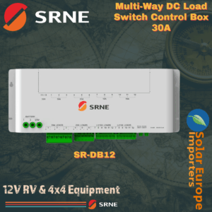 SRNE: Multi-Way DC Load Switch Control Box 30A (SR-DB12)