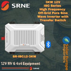 SRNE: 3KW IBC Series High Frequency Off-Grid Pure Sine Wave Inverter 12V (SR-IBC12-3KW)