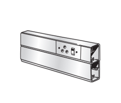 Trunking: Steel 3m Black Double (TSD/B)