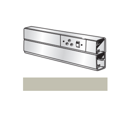 Trunking: Steel 3m Motorcraft Grey Double (TSD/MG)