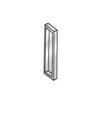 Trunking: Steel End Cap White Double (SECD/W)