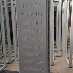 Alternative view of Deye: High Voltage Battery 3U-Rack with Cabinet Door (12 x HV Batteries & 1 x HV Cluster Control Box) (3U-HRACK-DOOR)