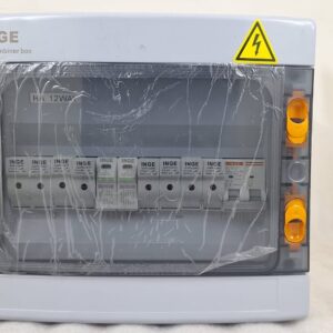 Alternative view of INGE: PV 500V Isolation & Protection Box: 4 PV Inputs / 1 DC Output - 4 Strings / 1 MPPT (12 Way Box) (INGE-4in/1out)