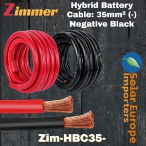 Zimmer: Hybrid Battery Cable: 35mm² (-) Negative (Black) (PER METER) (Zim-HBC35-)