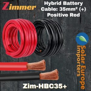 Zimmer: Hybrid Battery Cable: 35mm² (+) Positive (Red) (PER METER) (Zim-HBC35+)