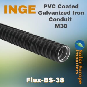 Inge: PVC Coated Galvanized Iron Sprague M38 (Per Meter) (Flex-BS-38)
