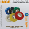 Inge: Insulation Tape PVC 0.2mm x 18mm x 20m Black (INSTAPE-BK)