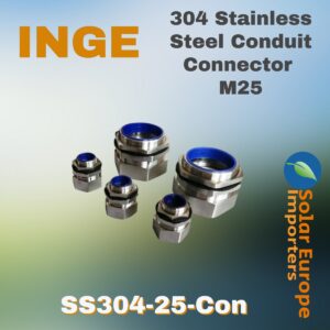 Inge: 304 Stainless Steel Sprague Connector M25 (SS304-25-Con)