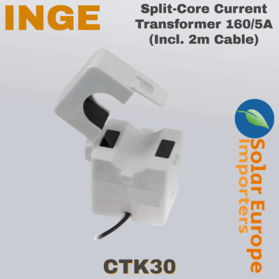 Inge: Split-Core Current Transformer 160/5A (Incl. 2m Cable) (CTK30)